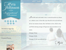 Tablet Screenshot of myrajohnson.com